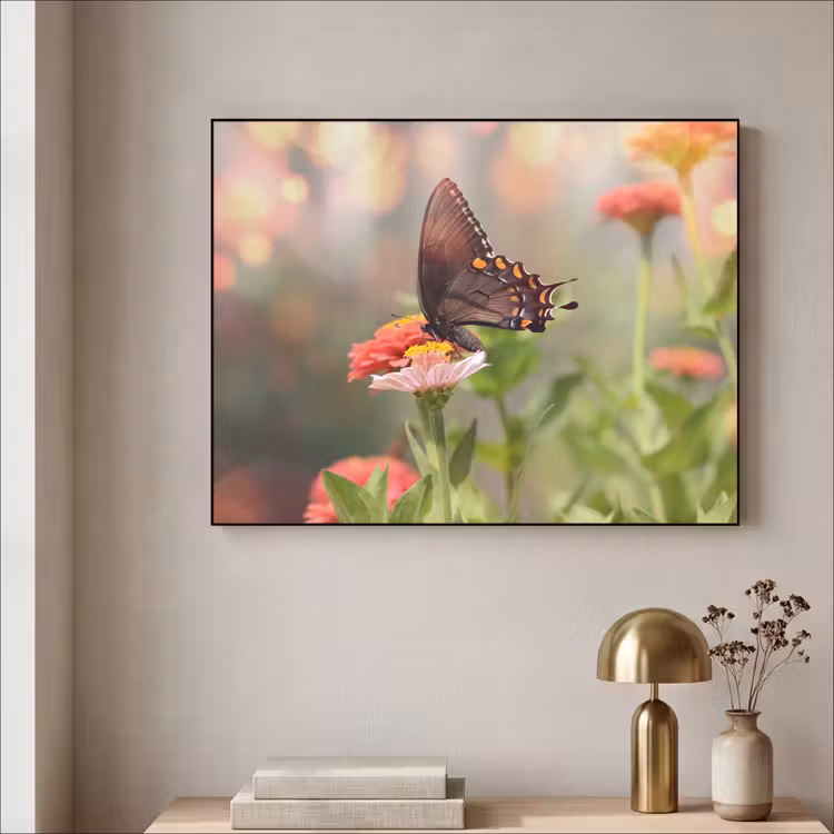 Art Frame - Bloemen - Vlinder - Natuur - Bloem — 3
