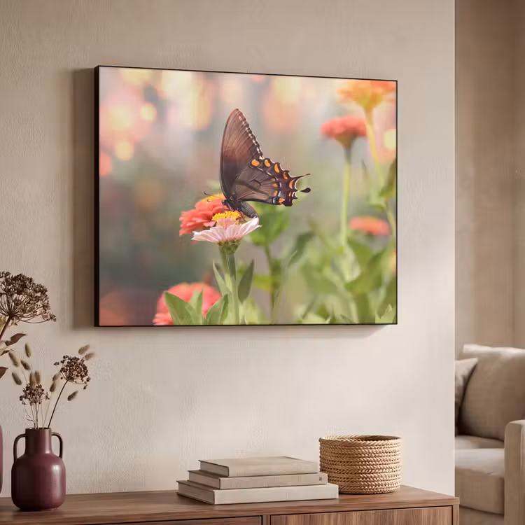 Art Frame - Bloemen - Vlinder - Natuur - Bloem — 4