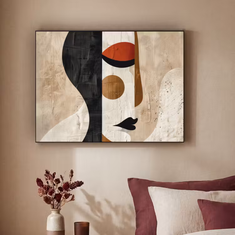 Art Frame - Gezicht - Abstract - Kunst - Vormen — 2