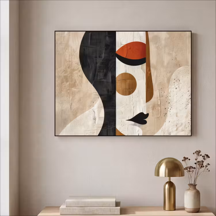 Art Frame - Gezicht - Abstract - Kunst - Vormen — 3