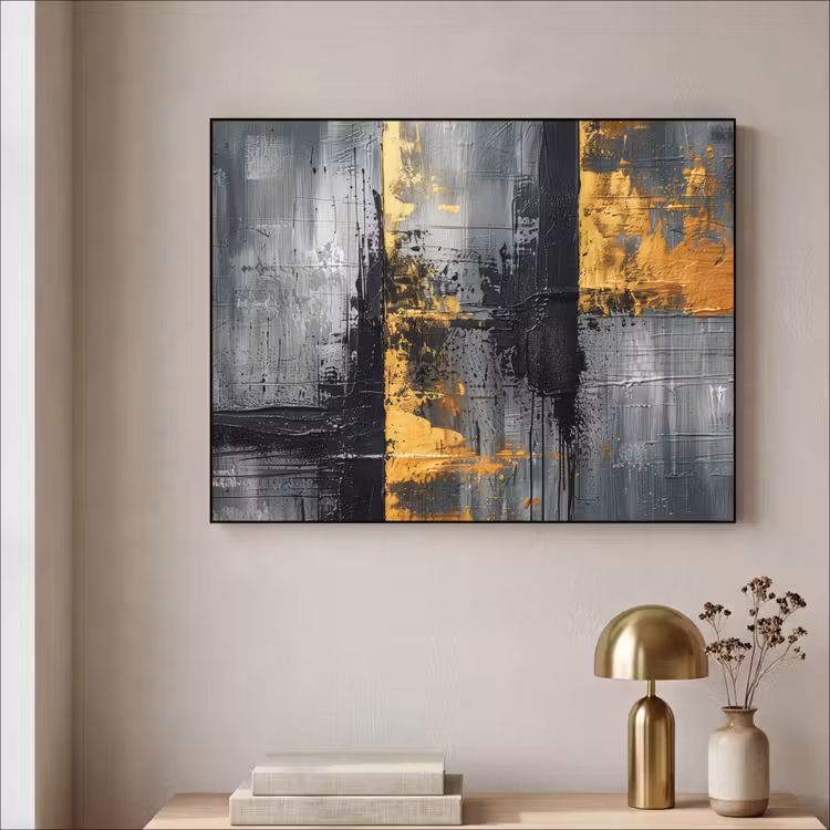 Art Frame - Modern - Goud - Grijs - Patroon — 3