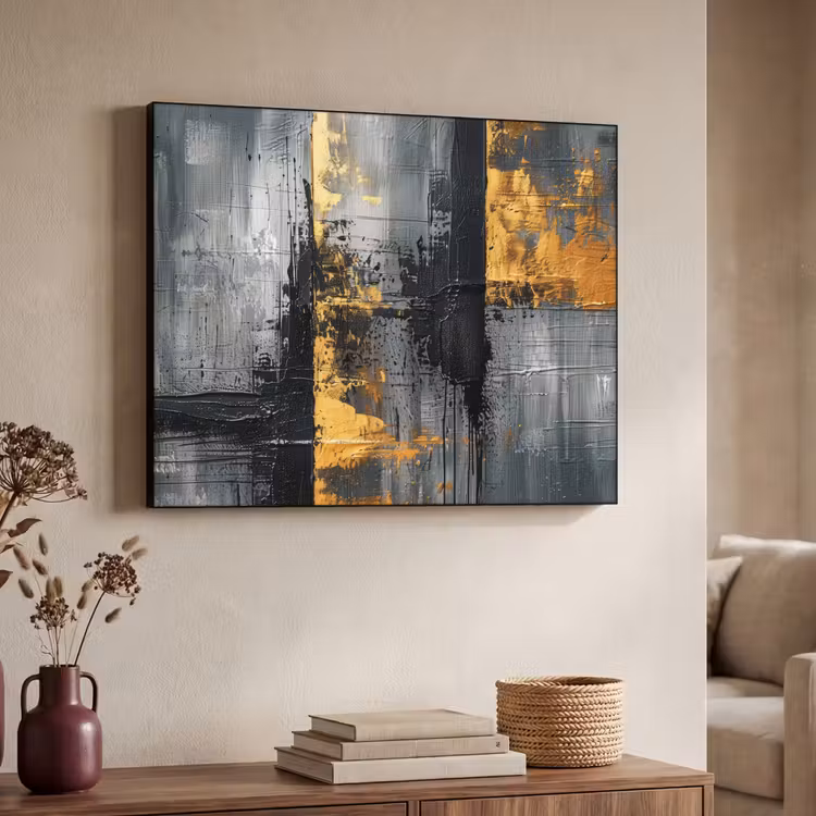 Art Frame - Modern - Goud - Grijs - Patroon — 4