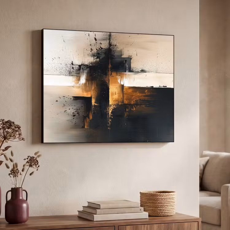 Art Frame - Modern - Zwart - Verf - Goud — 4