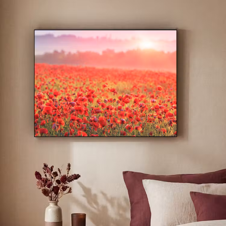 Art Frame - Bloemen - Klaprozen - Rood - Bloemenveld — 2