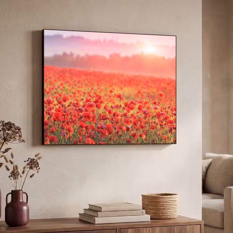 Art Frame - Bloemen - Klaprozen - Rood - Bloemenveld — 4