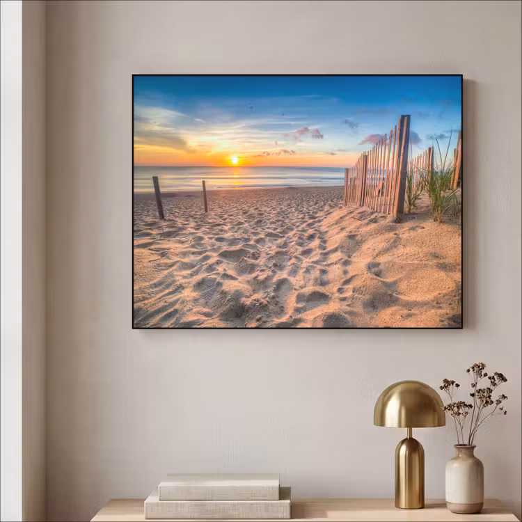 Art Frame - Duinen - Zonsondergang - Strand - Zee - Horizon — 3
