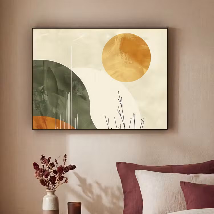 Art Frame - Abstract - Landschap - Zon - Kunst — 2