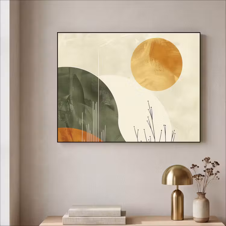 Art Frame - Abstract - Landschap - Zon - Kunst — 3