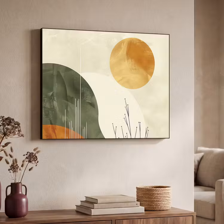 Art Frame - Abstract - Landschap - Zon - Kunst — 4