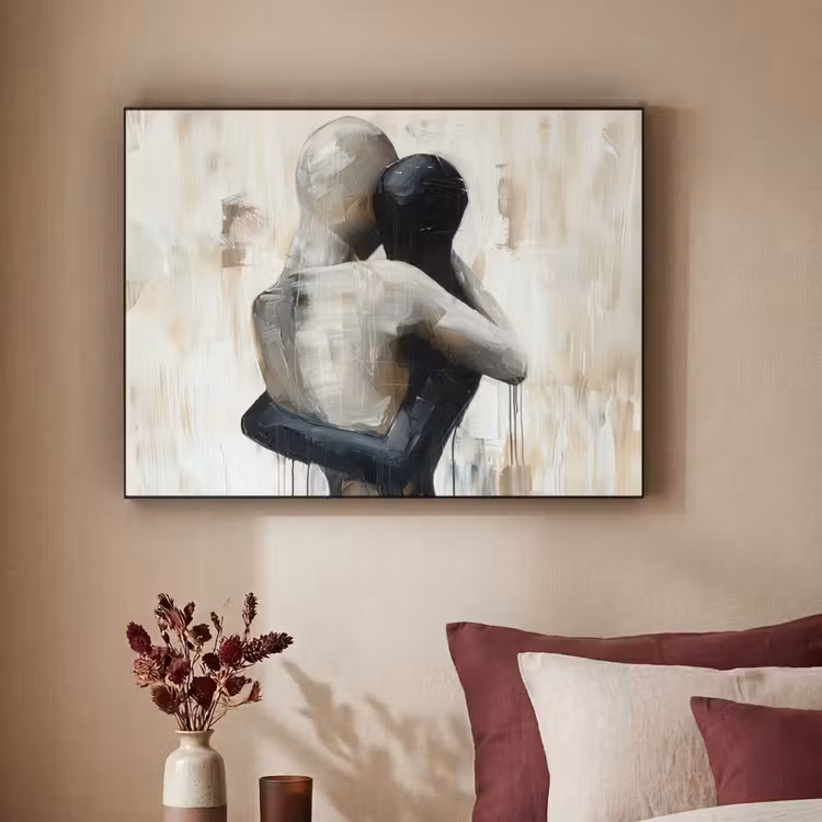 Art Frame - Abstract - Liefde - Zwart wit - Modern — 2