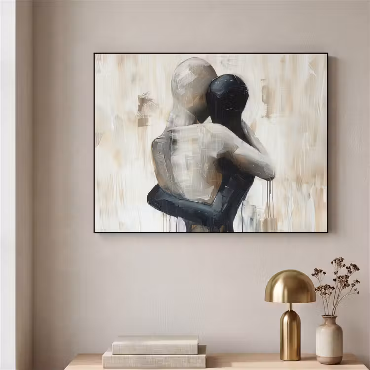 Art Frame - Abstract - Liefde - Zwart wit - Modern — 3