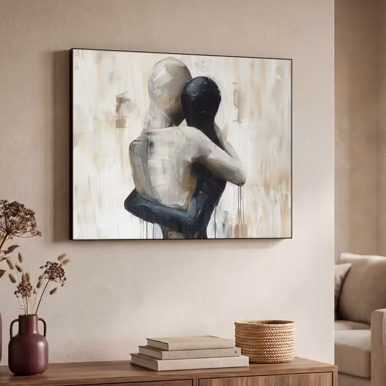 Art Frame - Abstract - Liefde - Zwart wit - Modern — 4