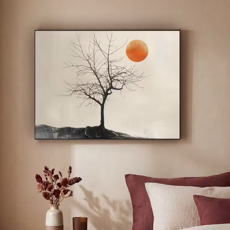 Art Frame - Boom - Zon - Modern - Landschap — 2