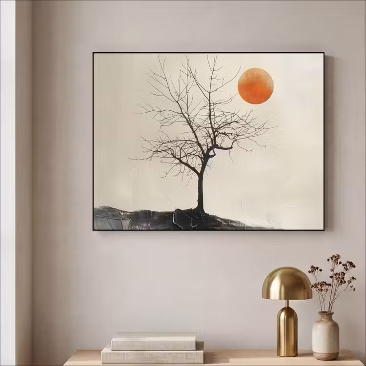 Art Frame - Boom - Zon - Modern - Landschap — 3