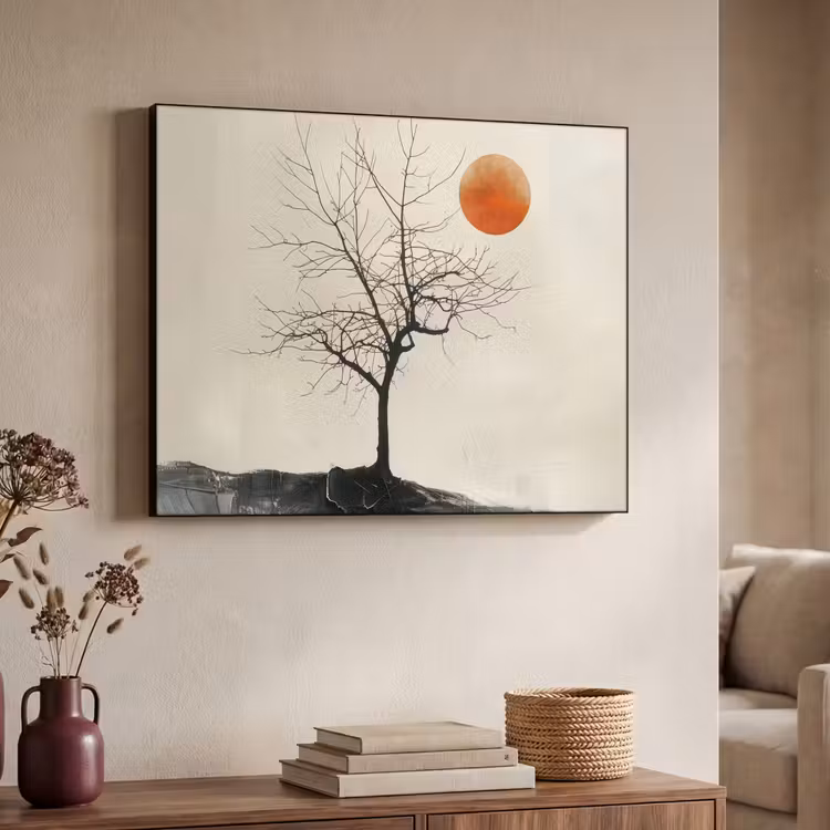 Art Frame - Boom - Zon - Modern - Landschap — 4