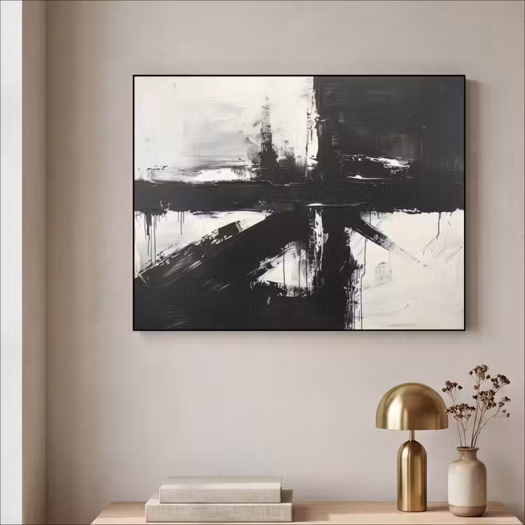 Art Frame - Modern - Zwart wit - Abstract - Kunst — 3
