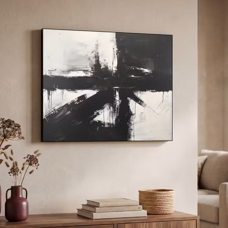 Art Frame - Modern - Zwart wit - Abstract - Kunst — 4
