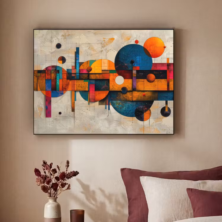 Art Frame - Kunst - Kleurrijk - Modern - Vormen — 2