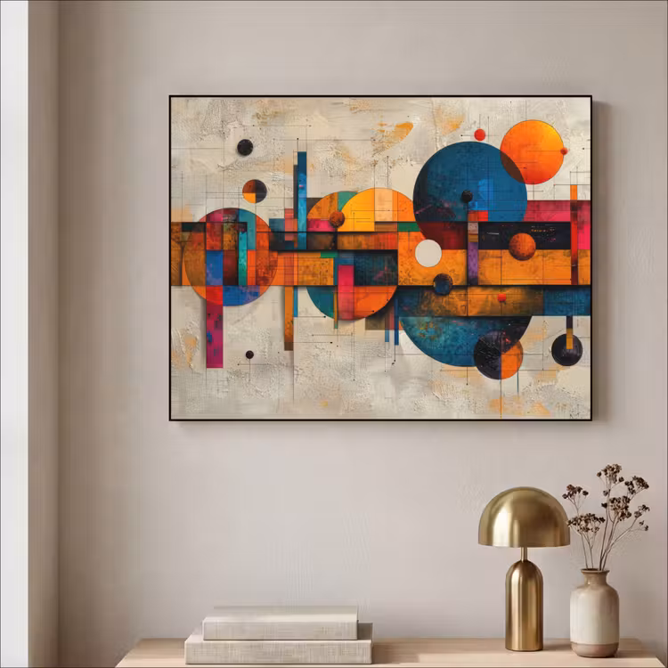 Art Frame - Kunst - Kleurrijk - Modern - Vormen — 3