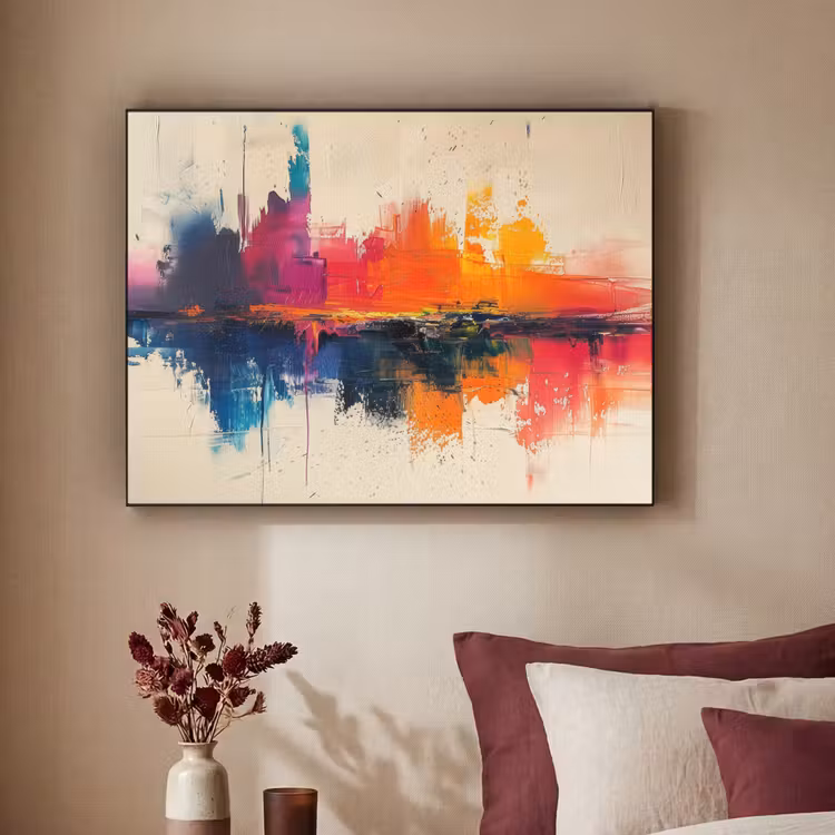 Art Frame - Modern - Verf - Kunst - Kleurrijk — 2