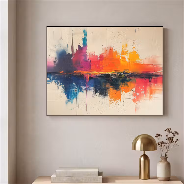 Art Frame - Modern - Verf - Kunst - Kleurrijk — 3
