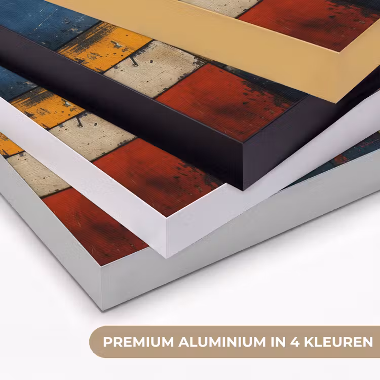 Art Frame - Mondriaan stijl - Kunst - Kleurrijk - Modern — 5