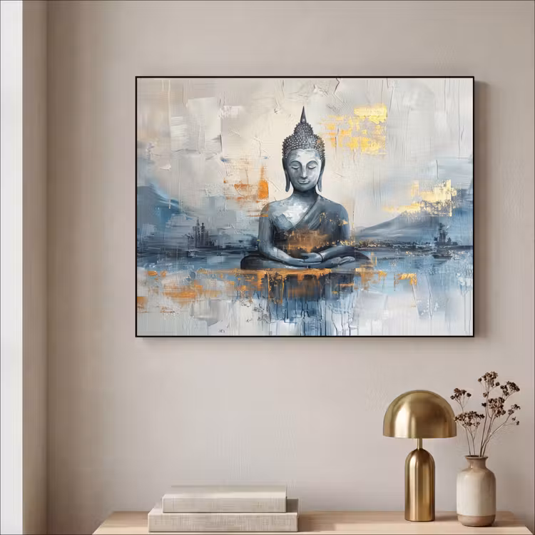 Art Frame - Buddha - Goud - Abstract - Modern — 3