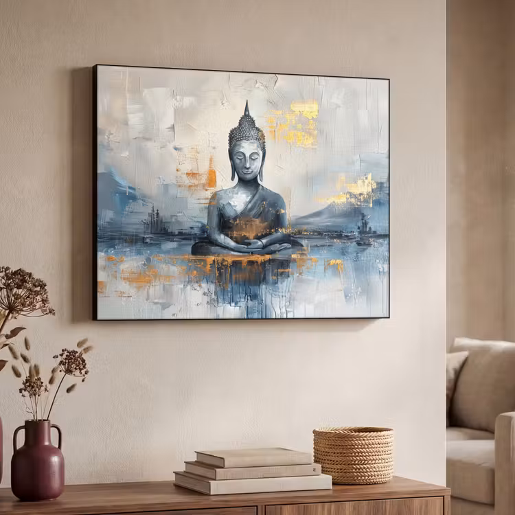 Art Frame - Buddha - Goud - Abstract - Modern — 4