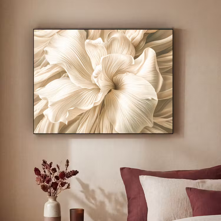 Art Frame - Abstract - Beige - Bloemen - Natuur — 2