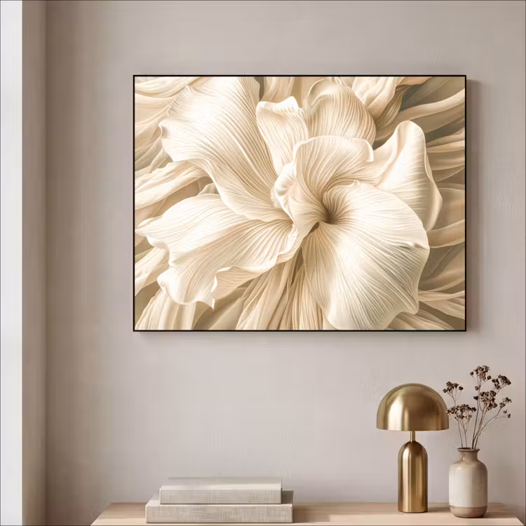 Art Frame - Abstract - Beige - Bloemen - Natuur — 3