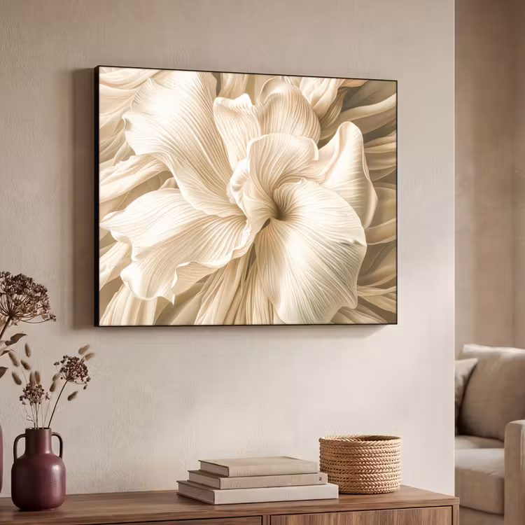Art Frame - Abstract - Beige - Bloemen - Natuur — 4