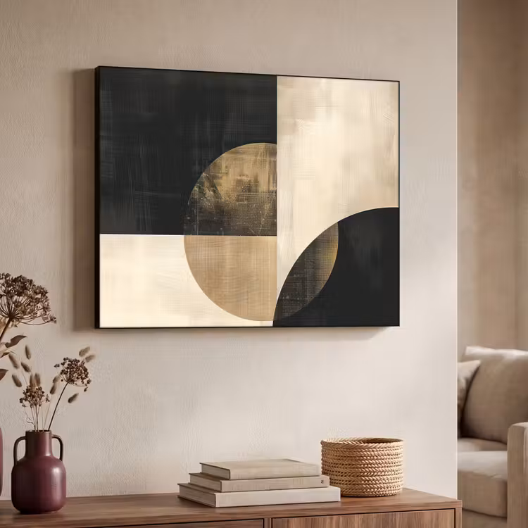 Art Frame - Abstract - Geometrische vormen - Zwart - Goud — 4