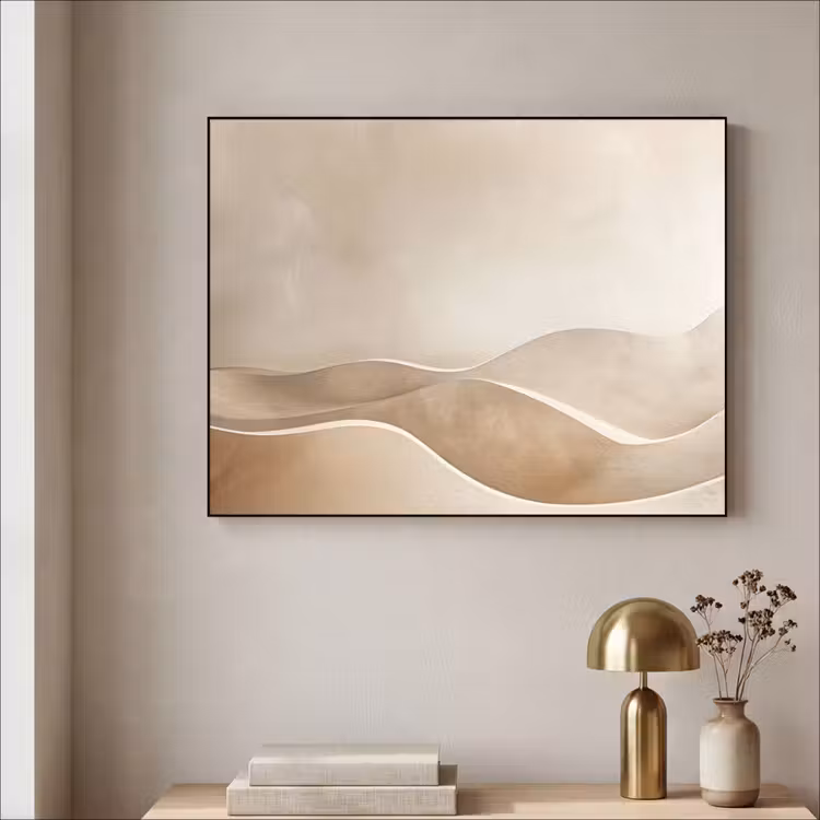 Art Frame - Beige - Natuur - Abstract - Modern — 3