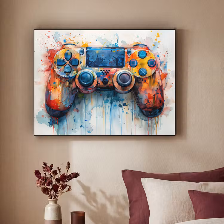 Art Frame - Kinder- en tiener kamer - Gaming - Game controller — 2