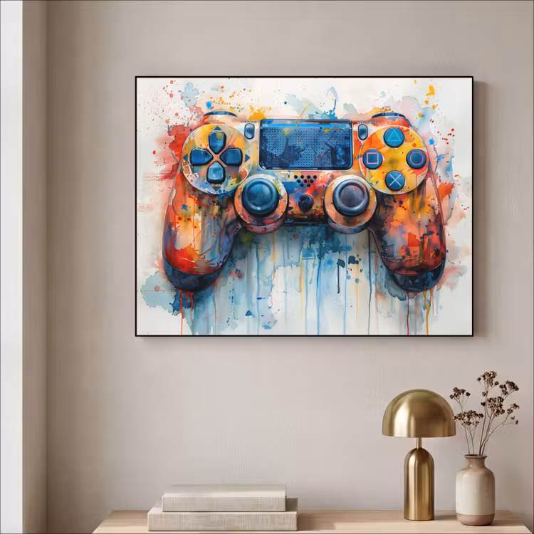 Art Frame - Kinder- en tiener kamer - Gaming - Game controller — 3