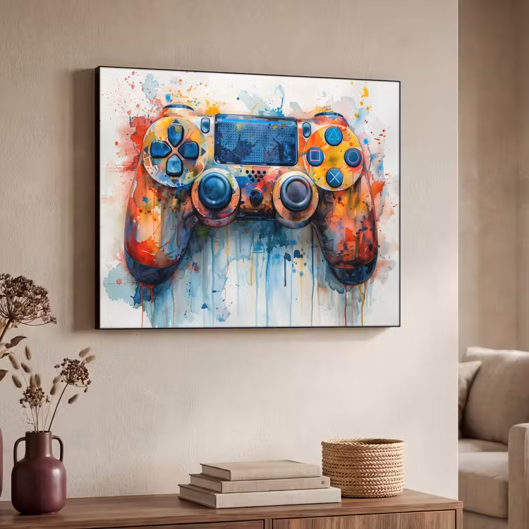 Art Frame - Kinder- en tiener kamer - Gaming - Game controller — 4