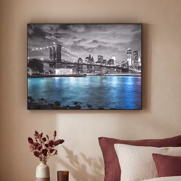 Art Frame - New York - Skyline - Stad - Blauw — 2