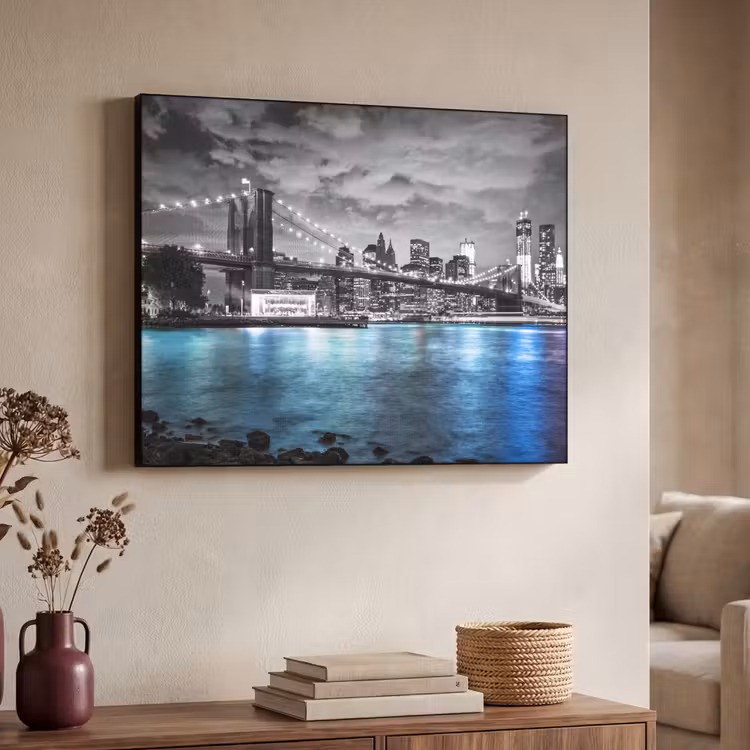 Art Frame - New York - Skyline - Stad - Blauw — 4