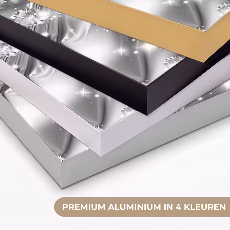 Art Frame - Abstract - Diamant - Luxe - Modern - Zilver — 5