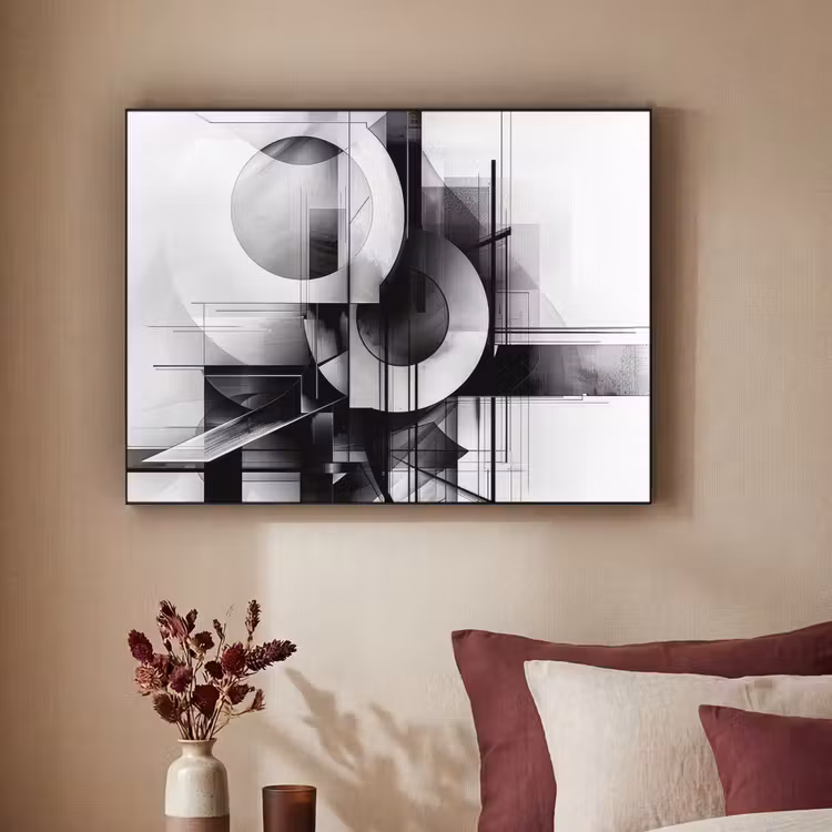 Art Frame - Abstract - Kunst - Modern - Zwart wit — 2