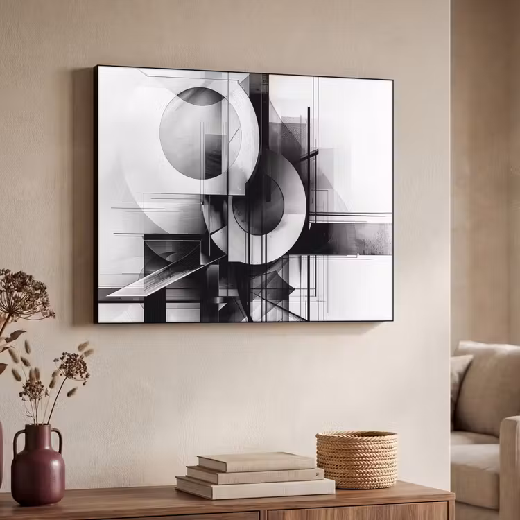 Art Frame - Abstract - Kunst - Modern - Zwart wit — 4