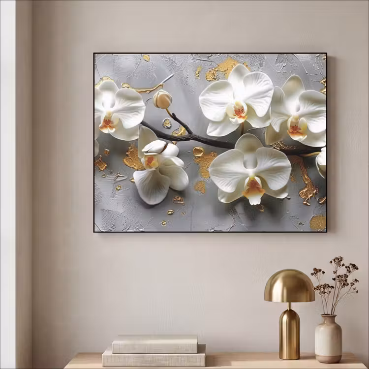 Art Frame - Bloemen - Orchidee - Abstract - Modern — 3
