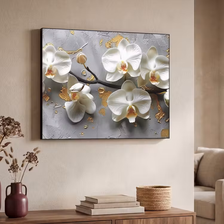 Art Frame - Bloemen - Orchidee - Abstract - Modern — 4