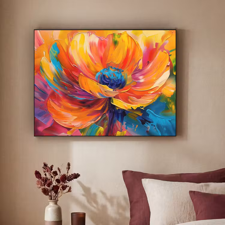 Art Frame - Bloem - Verflook - Modern - Abstract - Kleuren — 2