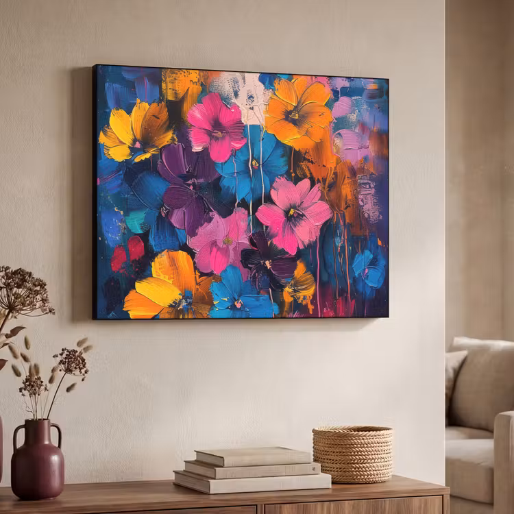 Art Frame - Bloemen - Kleurrijk - Abstract - Modern — 4