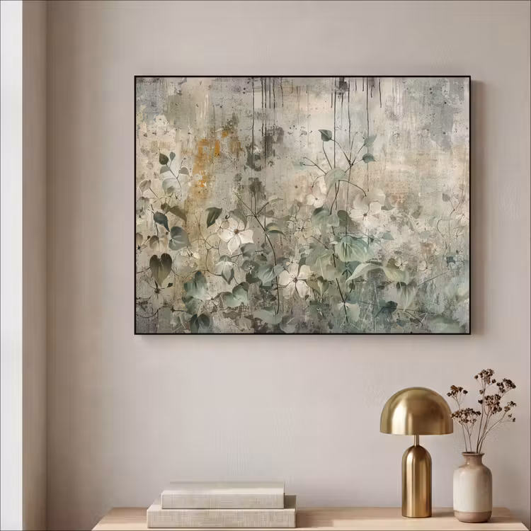 Art Frame - Bloemen - Bladeren - Abstract - Modern — 3