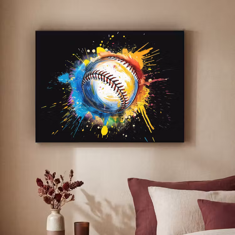 Art Frame - Graffiti - Sport - Baseball - Honkbal — 2