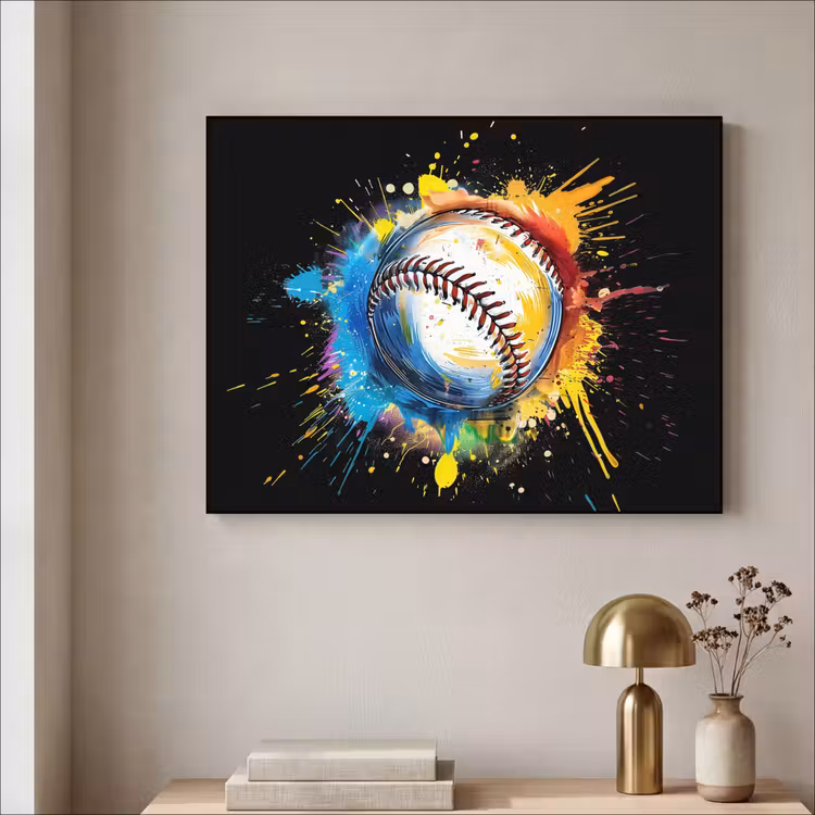 Art Frame - Graffiti - Sport - Baseball - Honkbal — 3