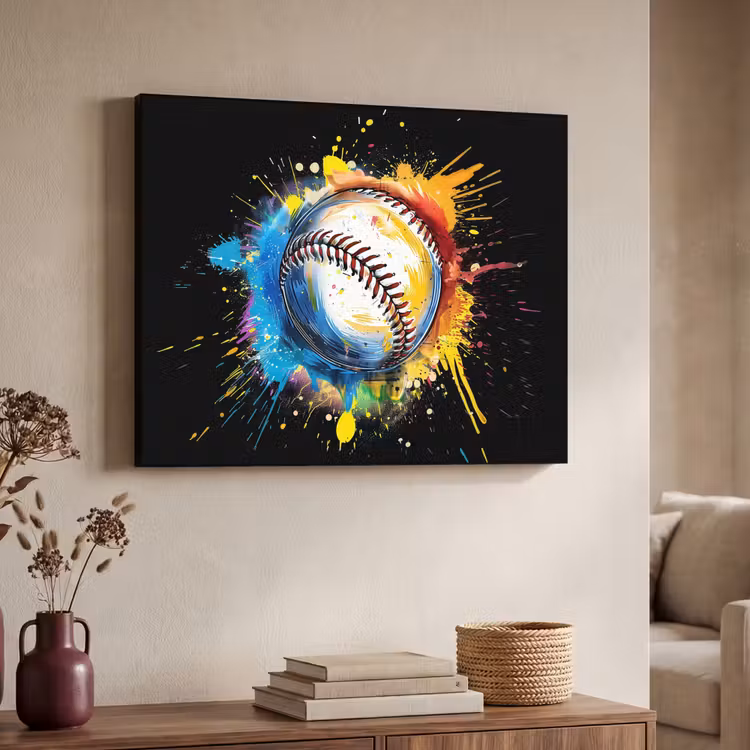 Art Frame - Graffiti - Sport - Baseball - Honkbal — 4