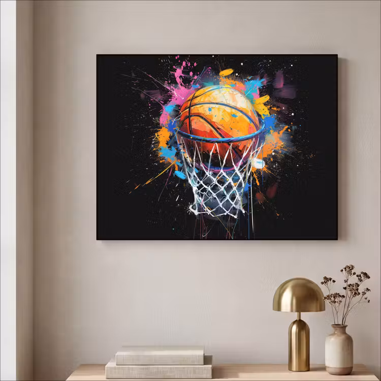 Art Frame - Graffiti - Sport - Basketbal - Basket — 3